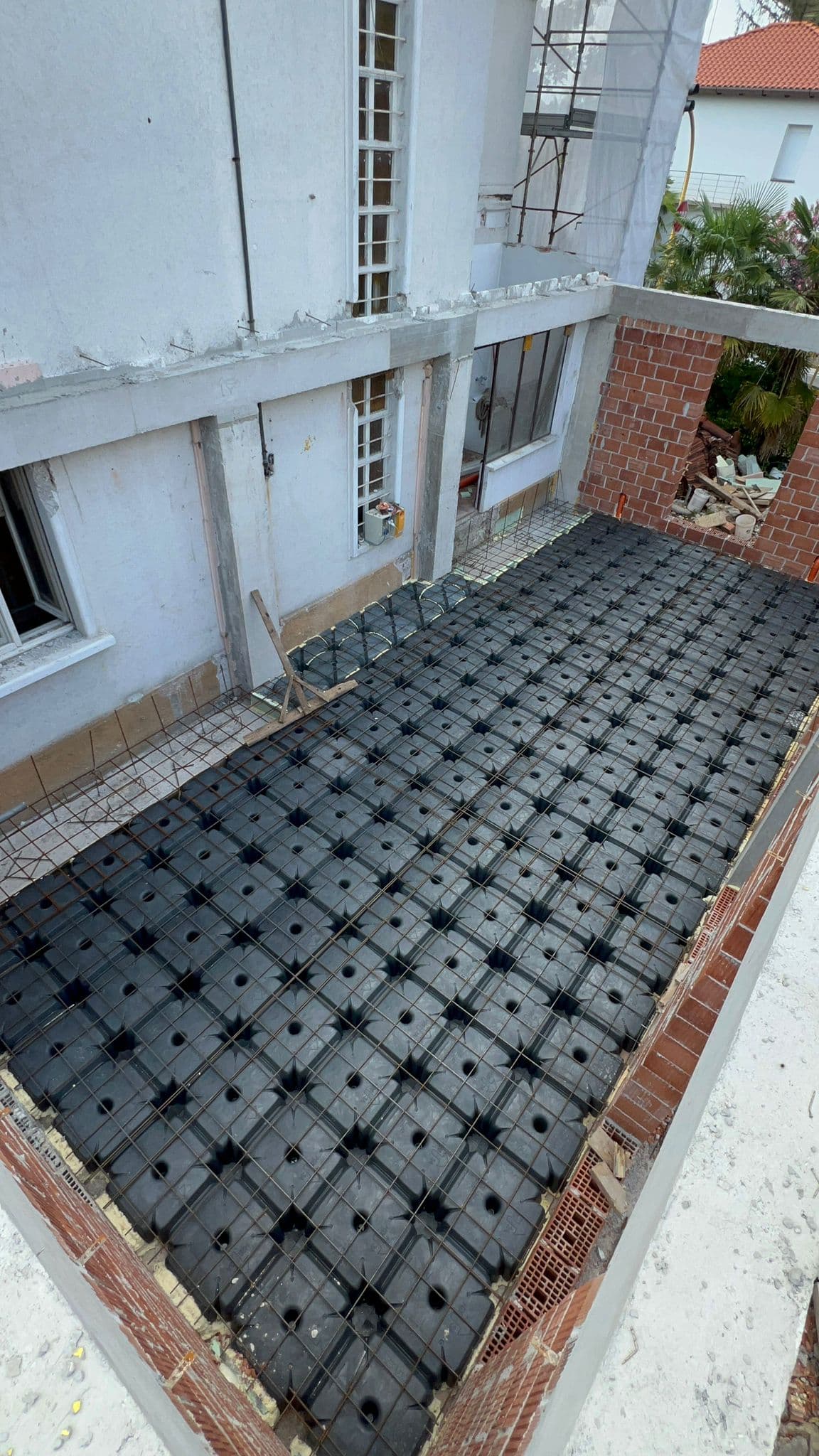 Murature e preparazioni interne in cantiere